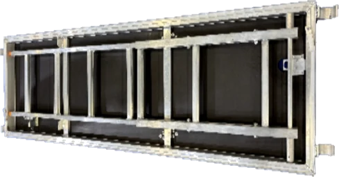 Plataforma con escotilla