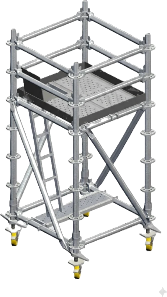 Torre multidireccional de 2 metros